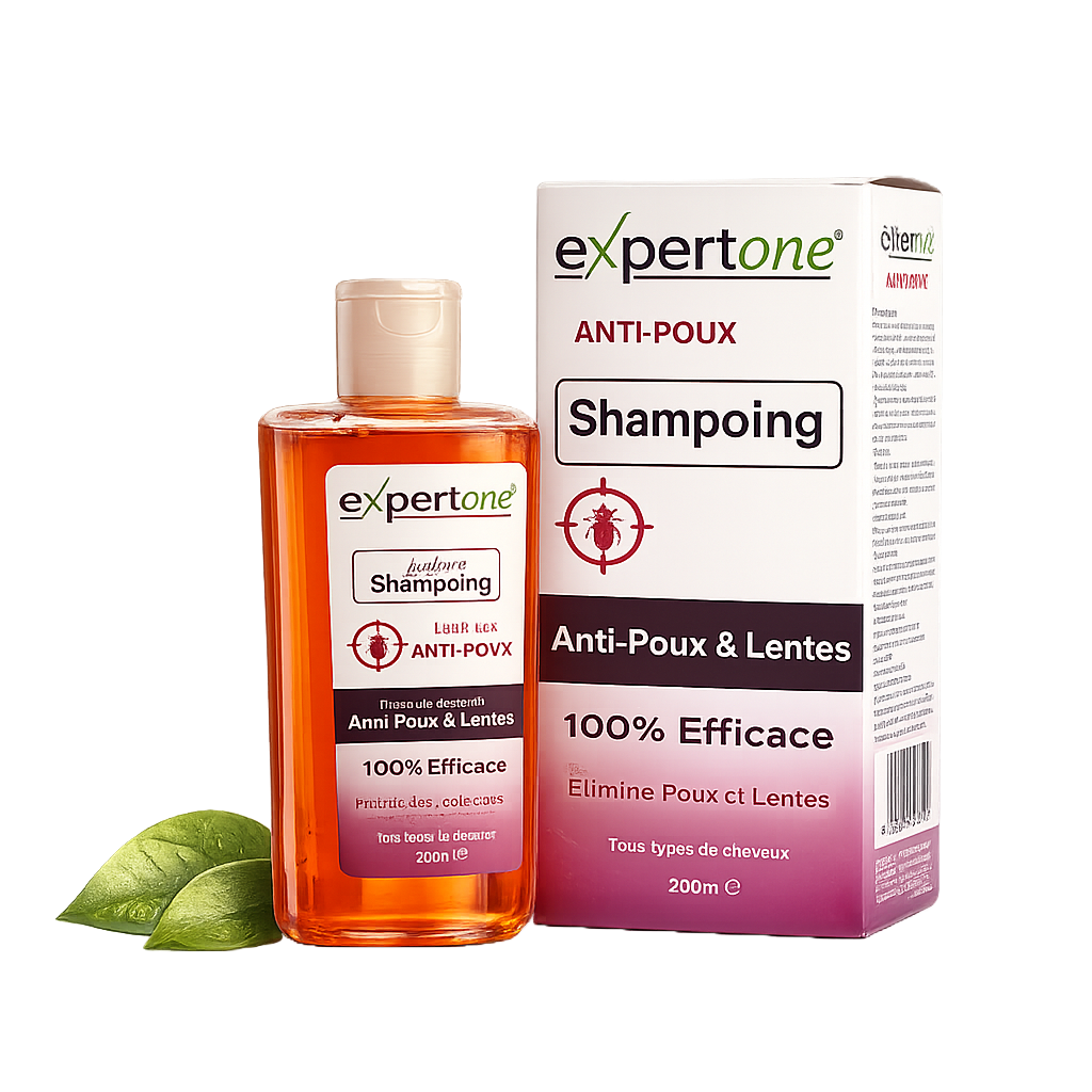 expertone — Shampoing Anti-Poux & Lentes 100% Efficace